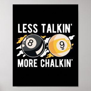 Póster Más Piscina De Chalkin Con Menos Piscina