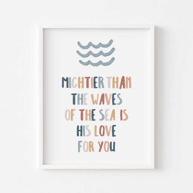 Póster Más poderoso que las olas de poster (Subido por el creador)