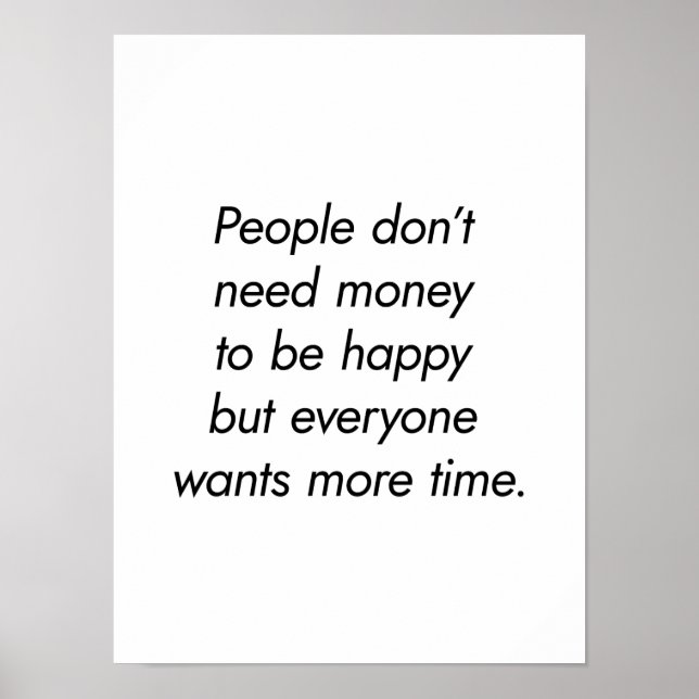 Póster Más Poster de tiempo (Frente)