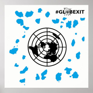 Póster MÁS poster del #GLOBEXIT de la TIERRA