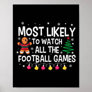 Póster Más Probable De Ver Todos Los Partidos De Fútbol N