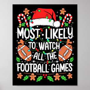 Póster Más Probable De Ver Todos Los Partidos De Fútbol N