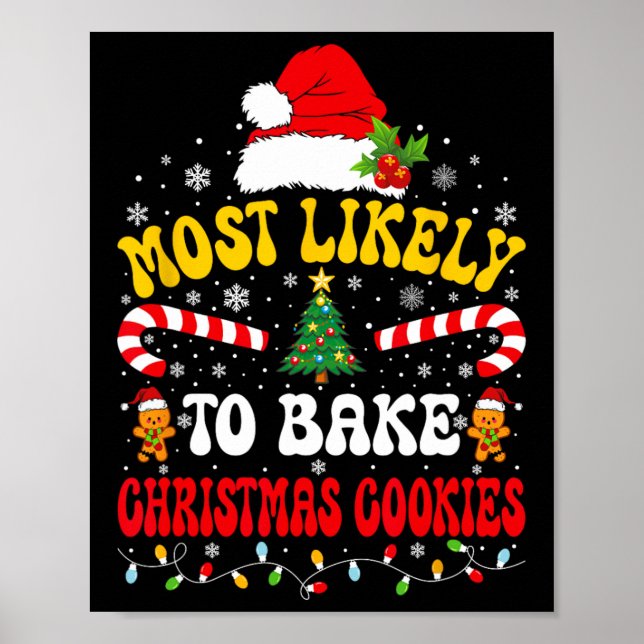 Póster Más Probable Que Ke Galletas De Navidad Chris Coin (Frente)