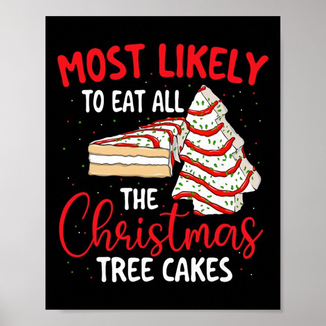 Póster Más Probable Que Se Coma Todos Los Pasteles Del Ár (Frente)
