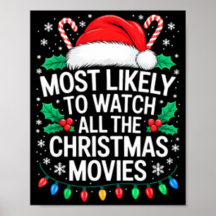 Póster Más Probable Que Vea Todas Las Camisetas De Pelícu