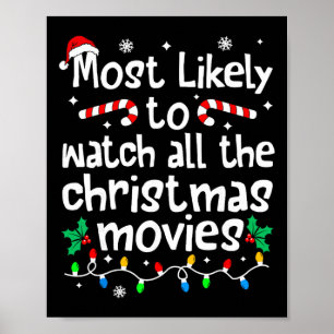 Póster Más Probable Ver Todas Las Películas De Navidad Fa