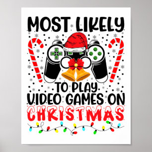 Póster Más Propenso a Jugar Videojuegos en la Diversión d