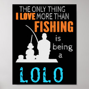 Póster Más que amor pescando Lolo abuelo filipino 