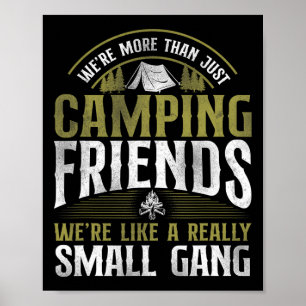 Póster Más que solo amigos de camping Pequeña tienda de c