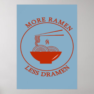 Póster Más Ramen Menos Dramen