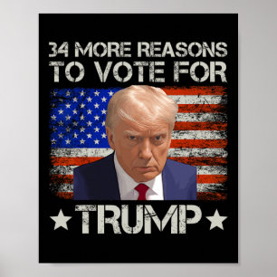 Póster Más Razones Para Votar Por Trump