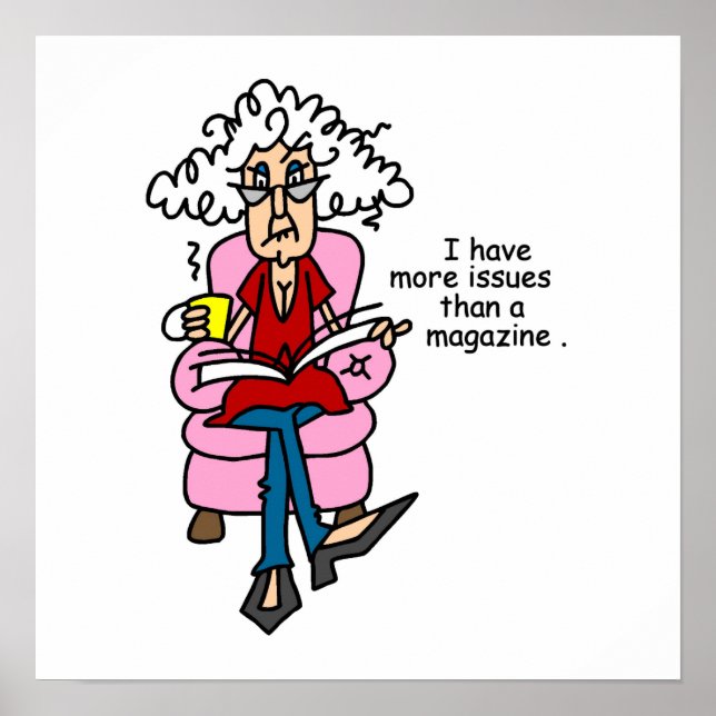 Póster Más temas que humor de revista (Frente)