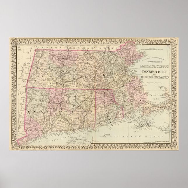 Póster Masa, Conn, RI 2 (Frente)