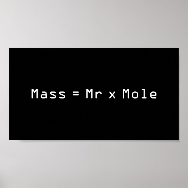 Póster Masa =Mr. x Mole (Frente)