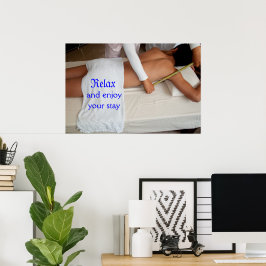 Póster Masaje de bambú