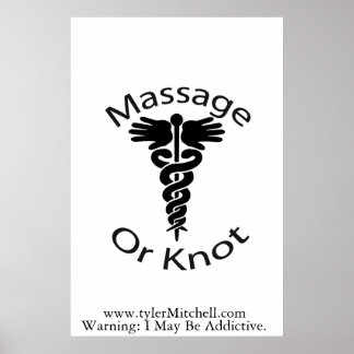 Póster Masaje o Poster Knot