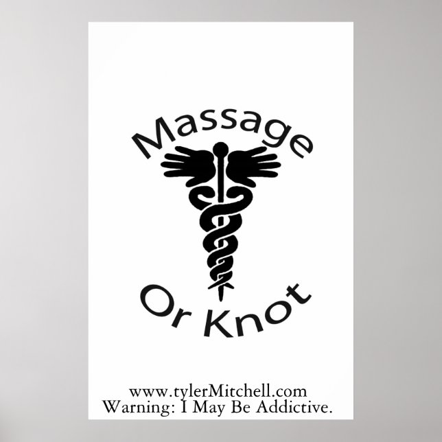 Póster Masaje o Poster Knot (Frente)