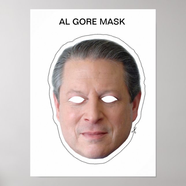 Póster Máscara de Al Gore (Frente)