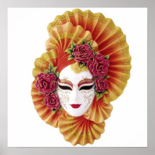 PÓSTER MÁSCARA DE CARNAVAL