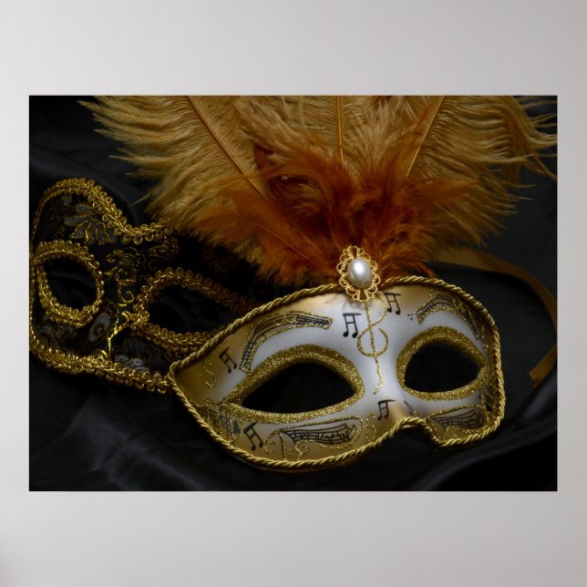 Póster Máscara de carnaval de mascarada 11 (Frente)