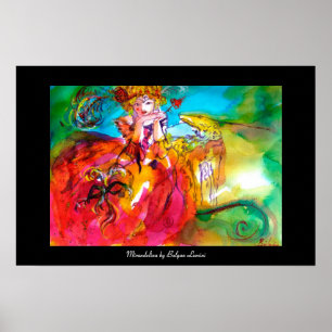 Póster Máscara de carnaval de MIRANDOLINA / Veneciana