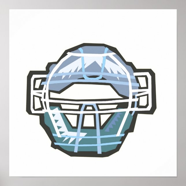 Póster Máscara de catchers (Frente)