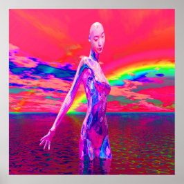 Póster Máscara de ciborg