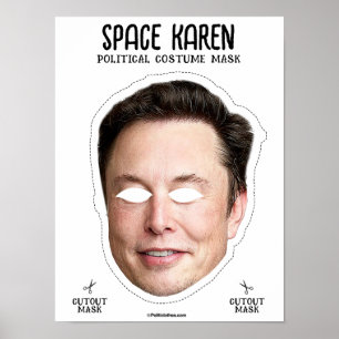 Póster Máscara de código de Karen