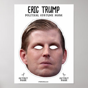 Póster Máscara de disfraces de Eric Trump