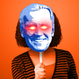 Póster Máscara de disfraces de Halloween en Dark Branden