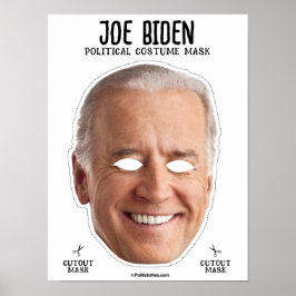 Póster Máscara de disfraces de Joe Biden