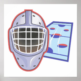 Póster Máscara de Goalie