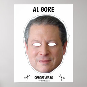 Póster Máscara de Halloween de AL GORE
