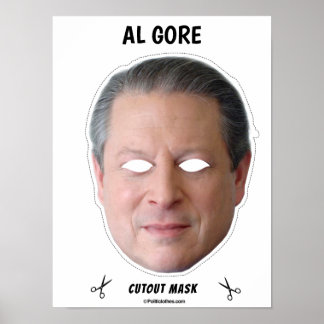 Póster Máscara de Halloween de AL GORE