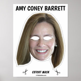 Póster Máscara de Halloween de AMY CONEY BARRETT