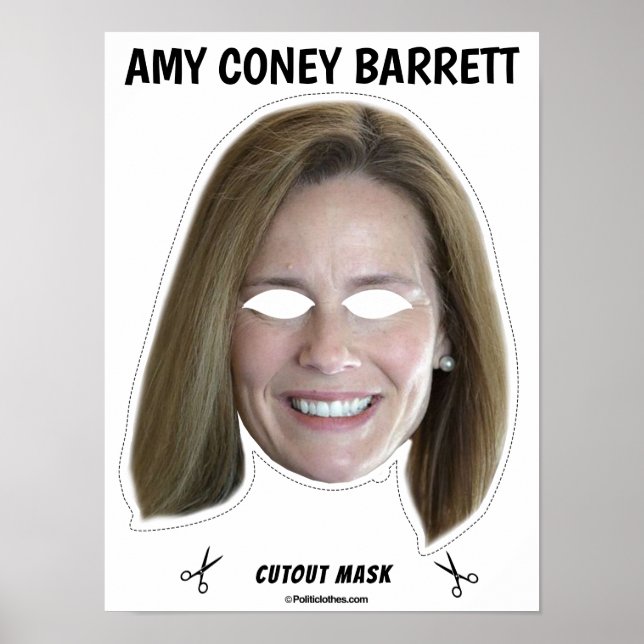 Póster Máscara de Halloween de AMY CONEY BARRETT (Frente)