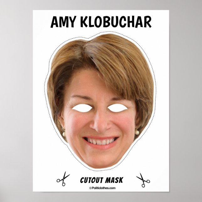 Póster Máscara de Halloween de AMY KLOBUCHAR (Frente)