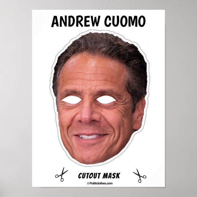 Póster Máscara de Halloween de ANDREW CUOMO (Frente)