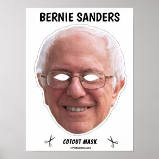 Póster Máscara de Halloween de BERNIE SANDERS