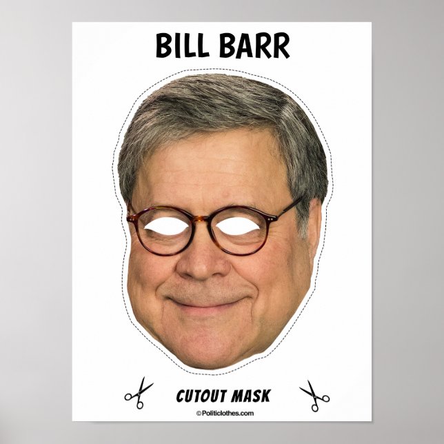 Póster Máscara de Halloween de BILL BARR (Frente)