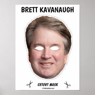 Póster Máscara de Halloween de BRETT KAVANAUGH