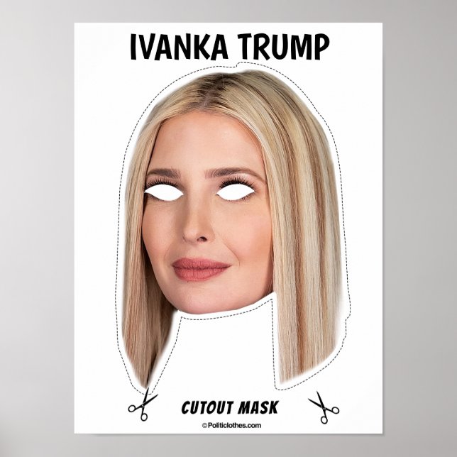 Póster Máscara de Halloween de IVANKA TRUMP (Frente)