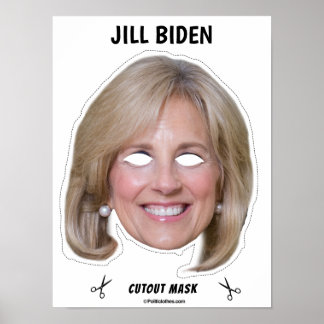 Póster Máscara de Halloween de JILL BIDEN