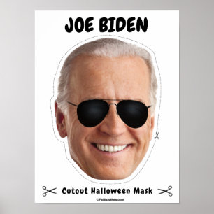 Póster Máscara de Halloween de Joe Biden