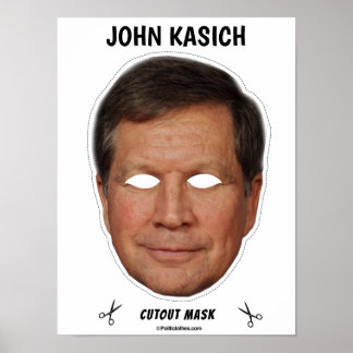 Póster Máscara de Halloween de JOHN KASICH