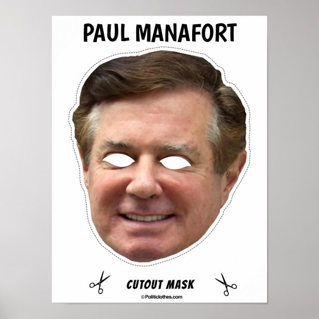 Póster Máscara de Halloween de PAUL MANAFORT (Frente)