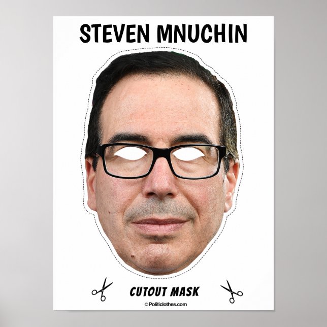 Póster Máscara de Halloween de STEVEN MNUCHIN (Frente)