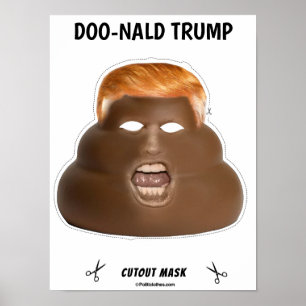 Póster Máscara de Halloween del Donald Trump