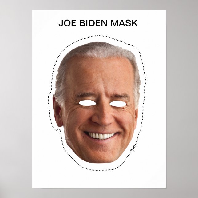 Póster Máscara de Joe Biden (Frente)