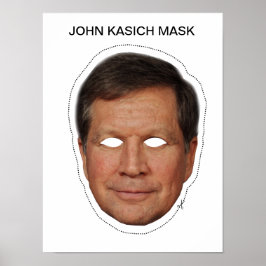 Póster Máscara de John Kasich